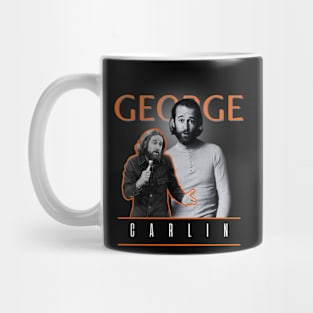 george carlin +++ 60s retro style Mug